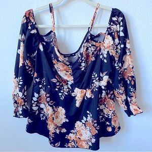 Shein Women’s Cold Shoulder Top